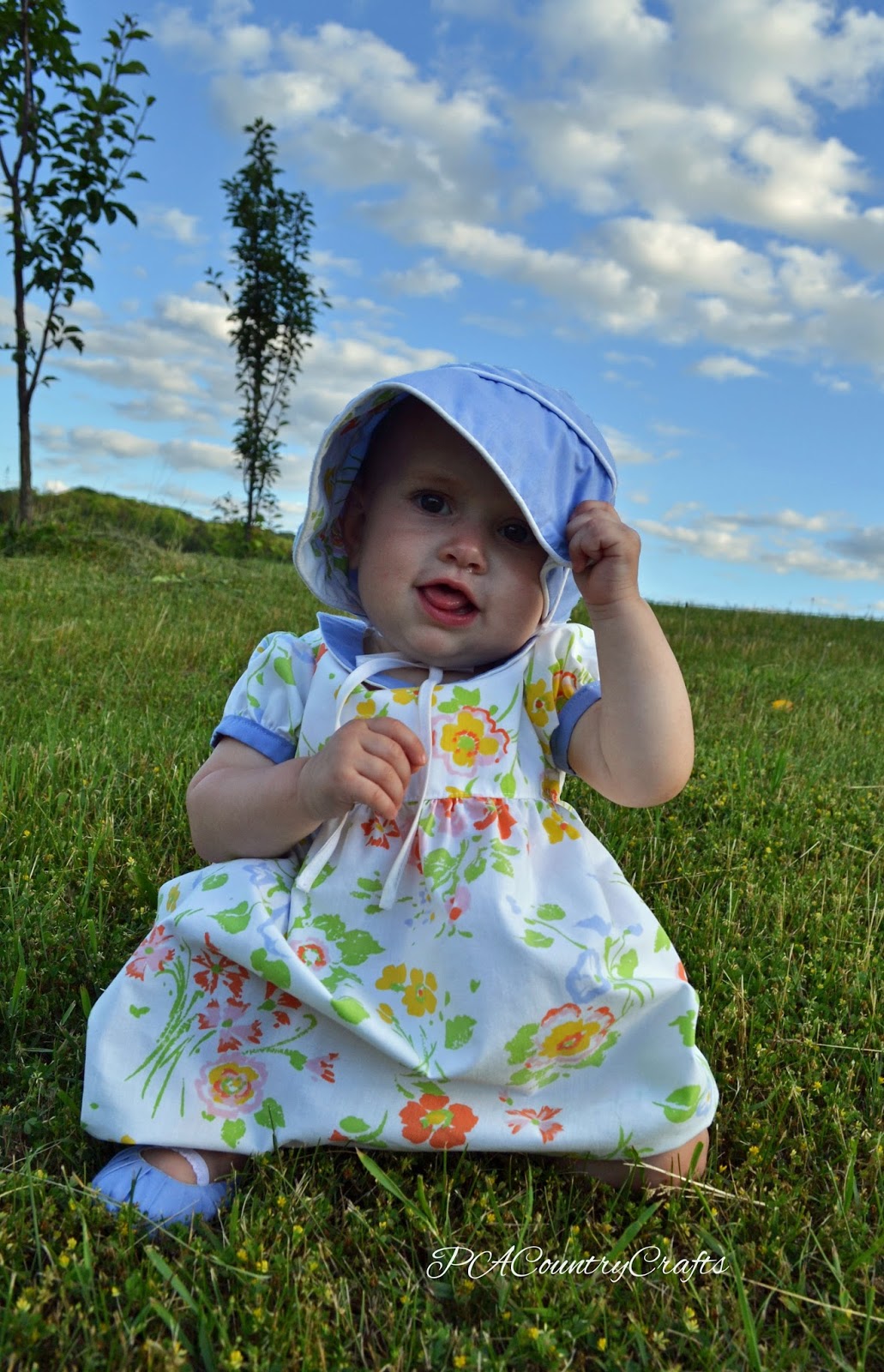 Vintage Baby Dress Collar Tutorial