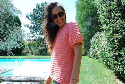 Pull en cabotine phildar noeud