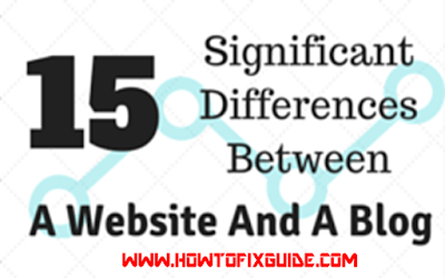 Differences Between A Website And A Blog