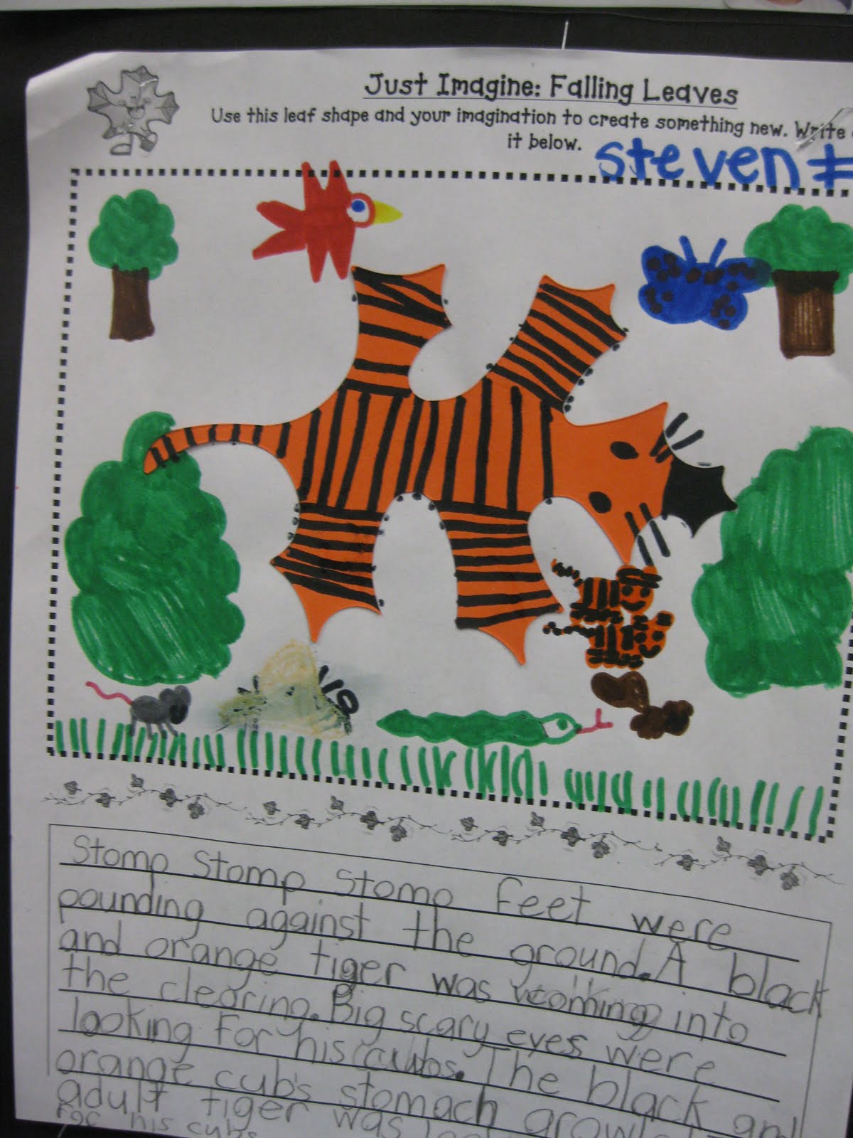 An autumn day description picture