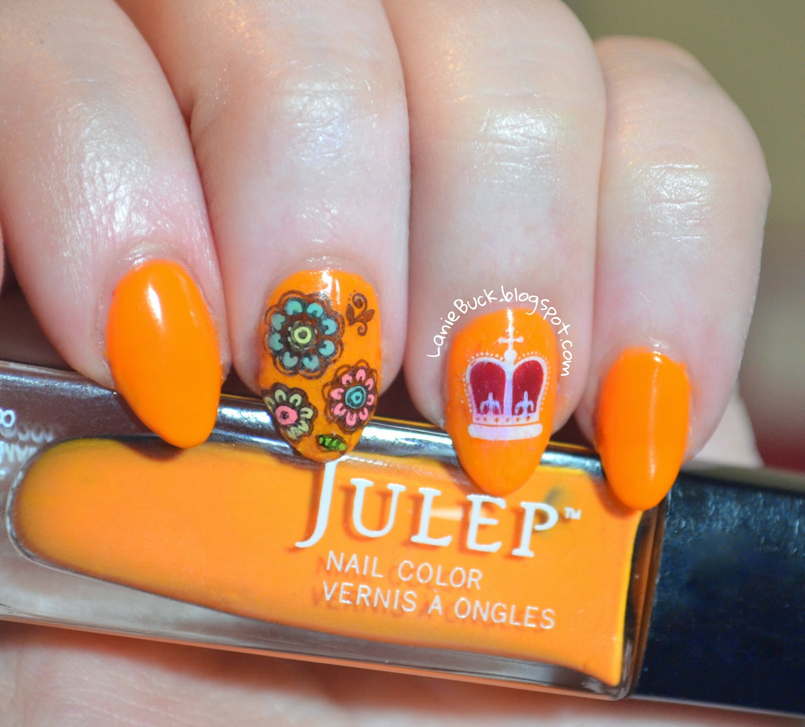 DIY Manicure Dutch Inspired Stamped Nails