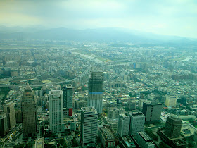 Mountain View from Taipei 101 Taiwan 