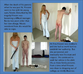 Femdom stepsister puts a strap to good use