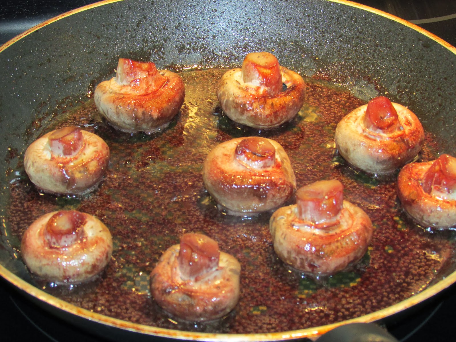 Red Wine & Garlic Mushrooms