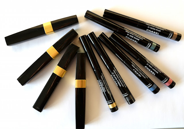Complete Swatches of Stylo Fresh Effect Eyeshadows and Inimitable Waterproof Mascaras from L’été Papillon de Chanel
