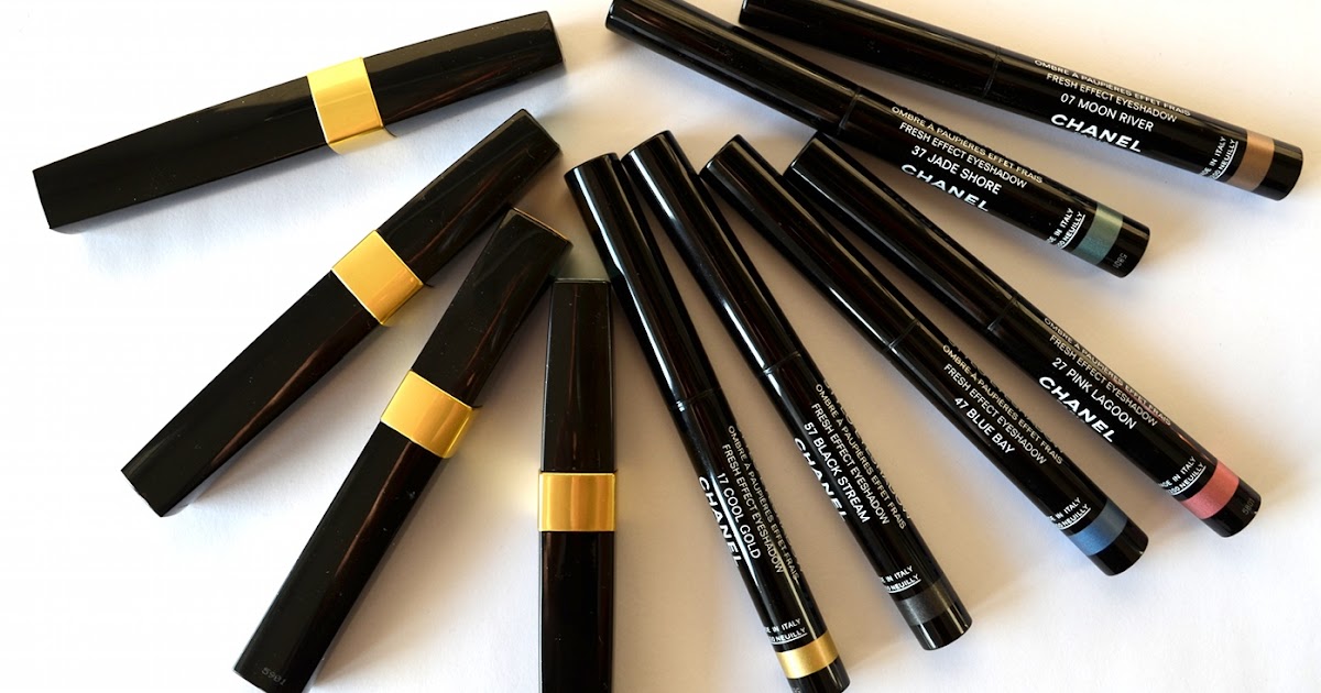 Complete Swatches of Stylo Fresh Effect Eyeshadows and Inimitable  Waterproof Mascaras from L'été Papillon de Chanel