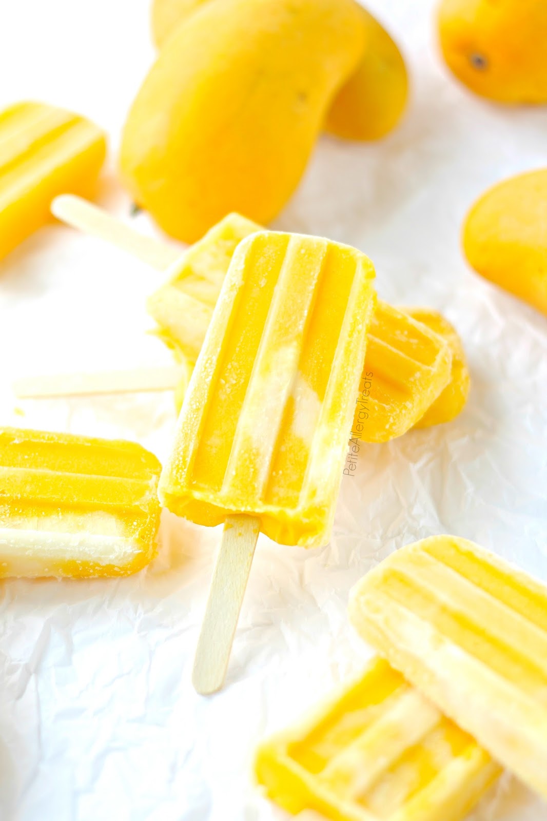 Mango Popsicles - Simple Vegan Frozen Treat! - Chenée Today