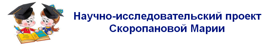 Научно-исследовательский проект Скоропановой М.