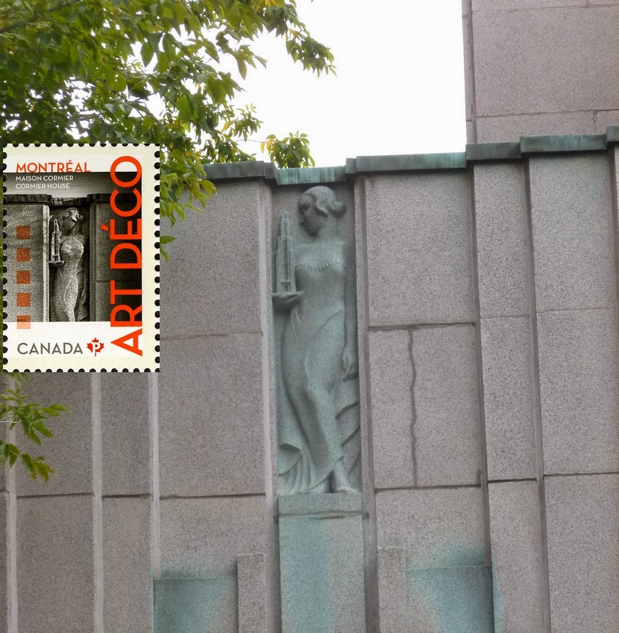 Photoops Philatelic Photograph Cormier House Montréal, PQ, Canada