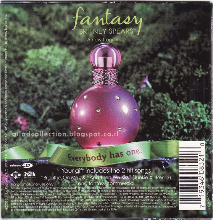 Britney Spears Collection By Gilad Fantasy Promo