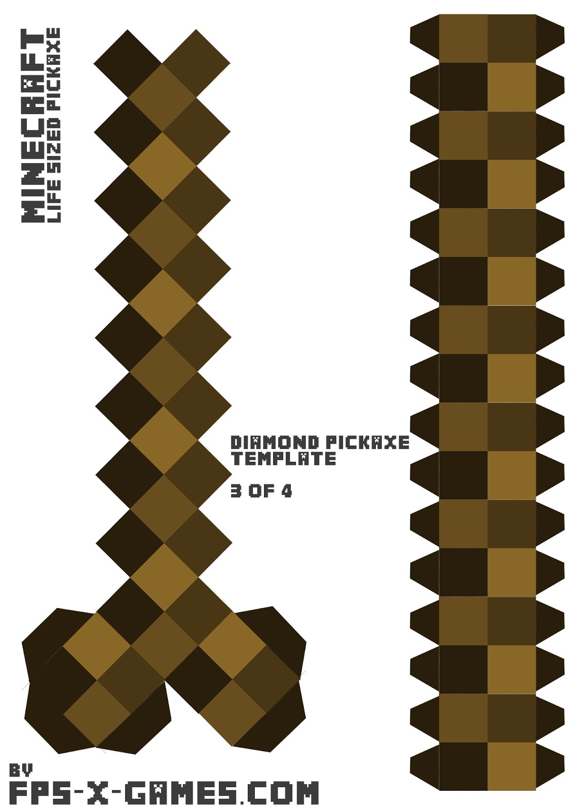 Minecraft Mob - Printable Cut Out Characters ~ FPSXGames