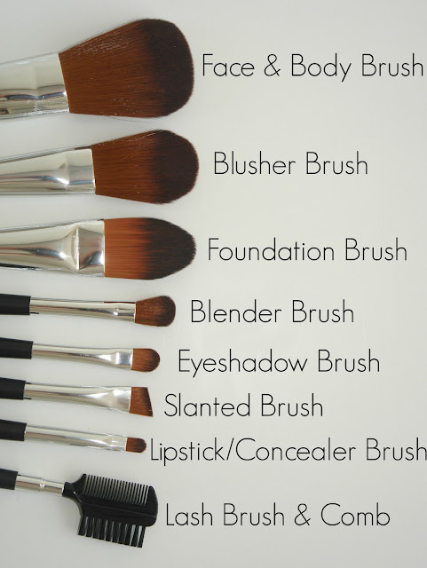 The Body Shop make up brushes, make up, review, beauty UK blogger fashion, The Body Shop Face & Body Brush, The Body Shop Blusher Brush, The Body Shop Foundation Brush, The Body Shop Eyeshadow Blender Brush, The Body Shop Eyeshadow Brush, The Body Shop Slanted Eyeshadow Brush, The Body Shop Lipstick & Concealer Brush, The Body Shop Brow & Lash Brush & Comb