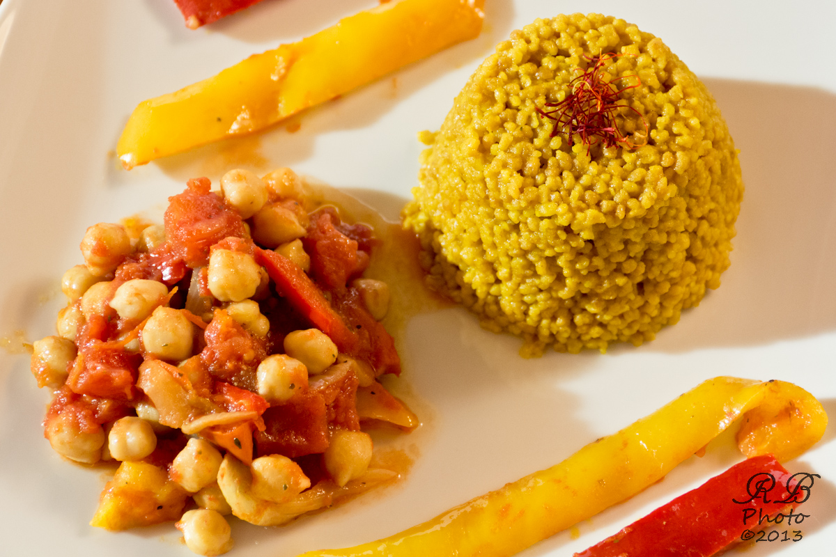 Il Mestolo Verde Couscous allo zafferano con “cecironata”