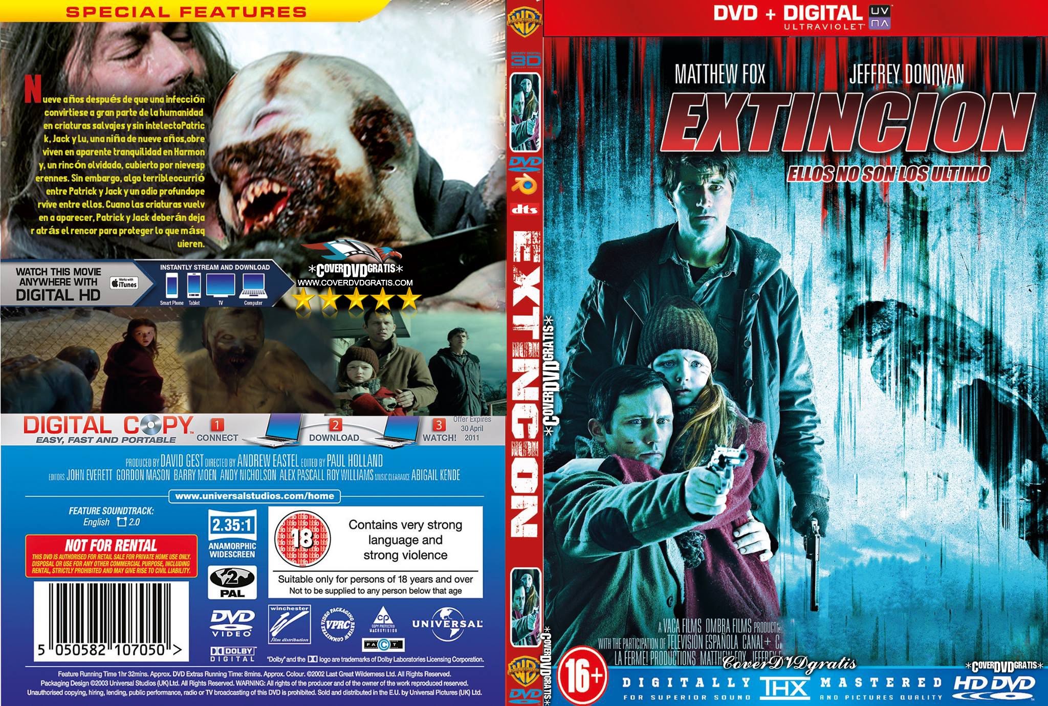 Extinction 2015 DVD COVER - CoverDVDgratis !!!