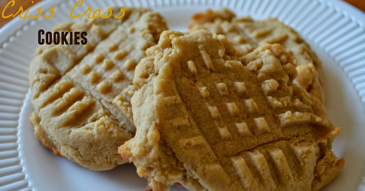 Hi! It's Jilly. Peanut Butter Criss Cross Cookies perfect for those