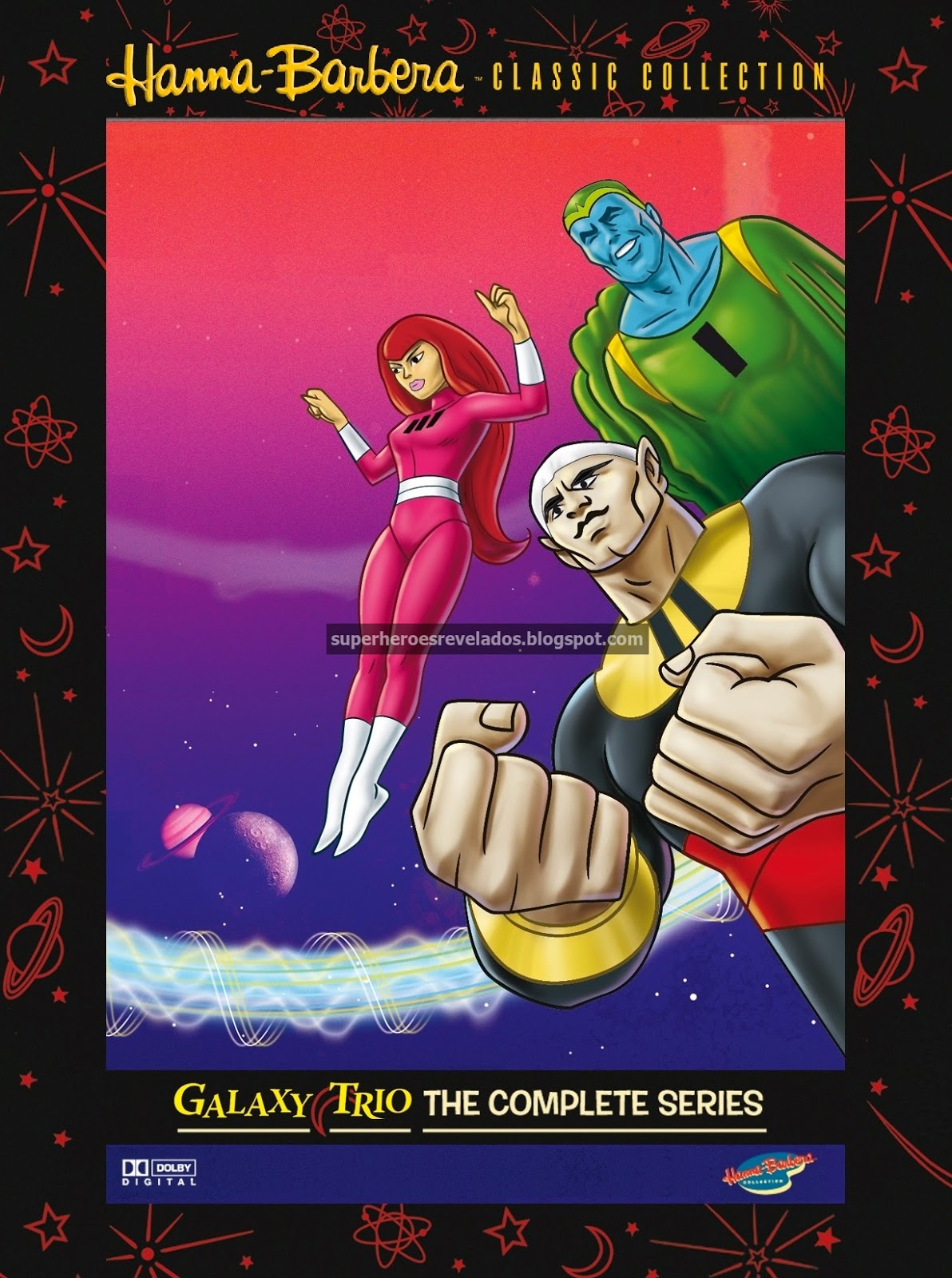 Héroes Animados Galaxy Trio