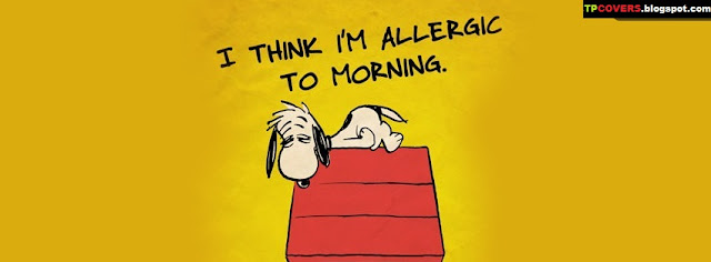 I think I'm allergic to morning - FB Cover
