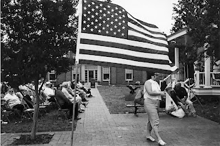 Lady and Flag