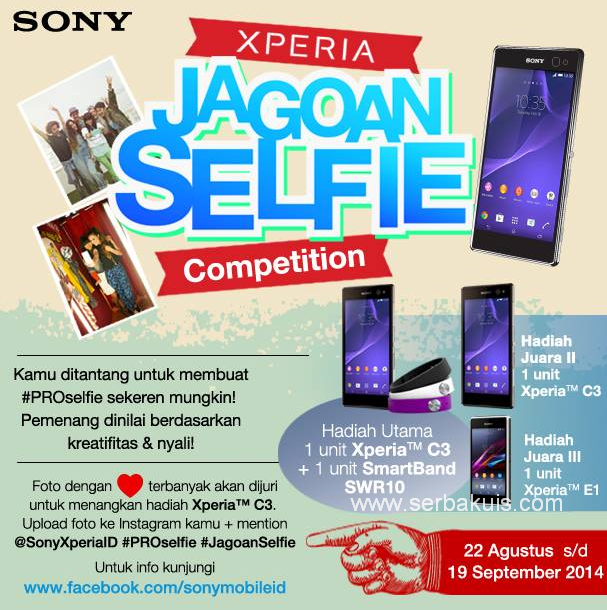 Jagoan Selfie Competition Berhadiah 3 Sony Xperia 