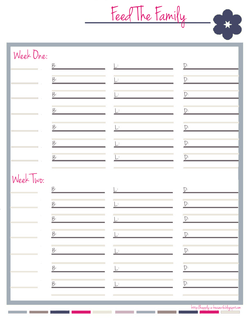 i also occasionally print out meal plans or snack lists i find on pinterest and store those as well a grocery list template is stored here too