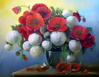 Валентина Валевская Акварельные рисунки цветов