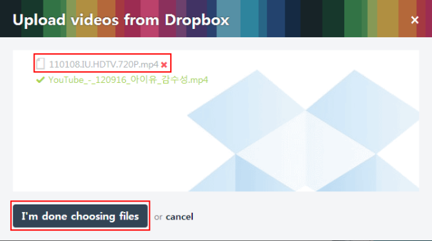 Vimeo Dropbox Upload 07 Vimeo Dropbox Upload 07