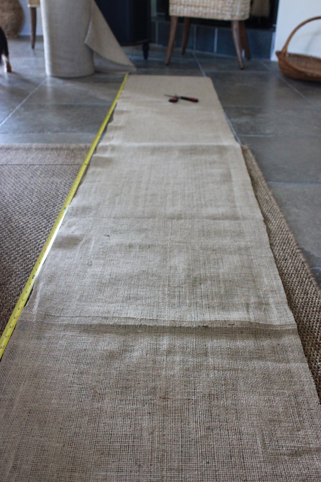 DIY Burlap Table Runners