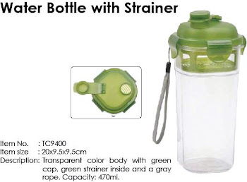 CENTRUM LINK - WATER BOTTLE WITH STRAINER