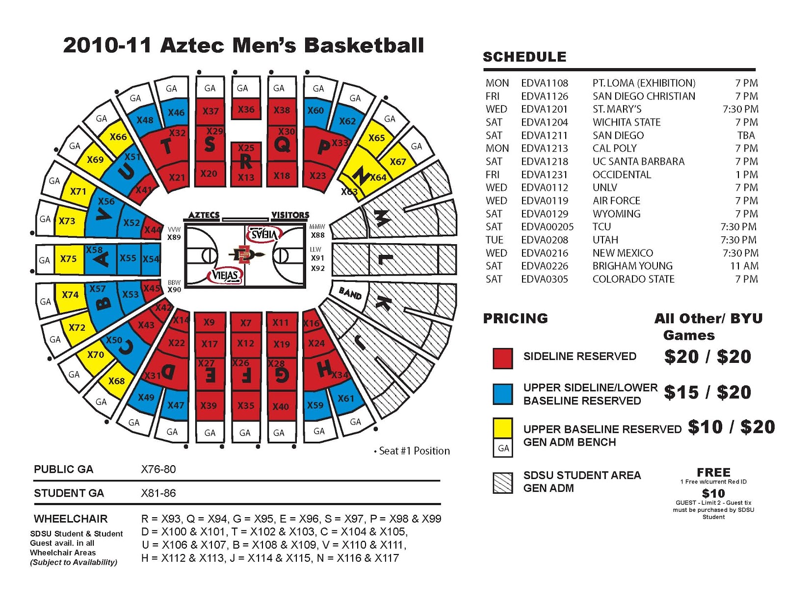 Single game tickets are