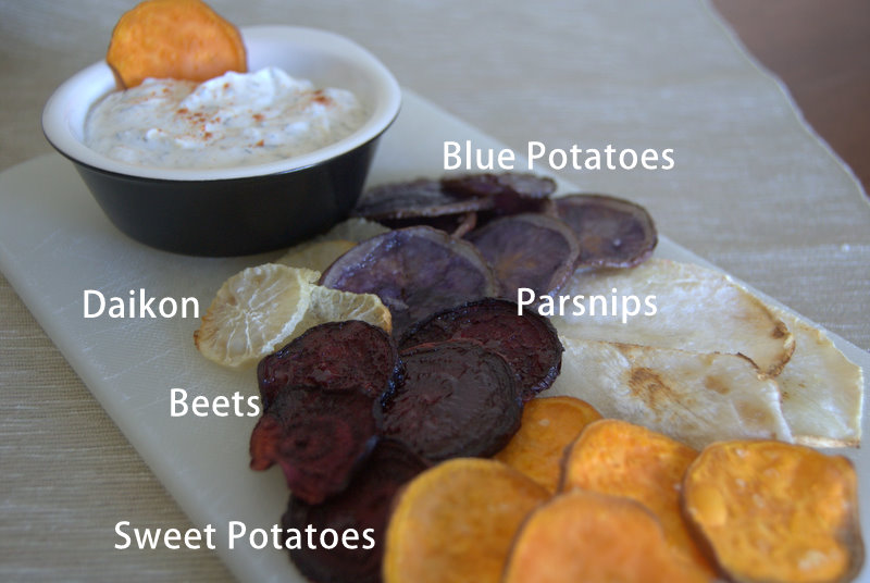 365 Days of Baking and More Day 199 Baked Vegetable Chips With