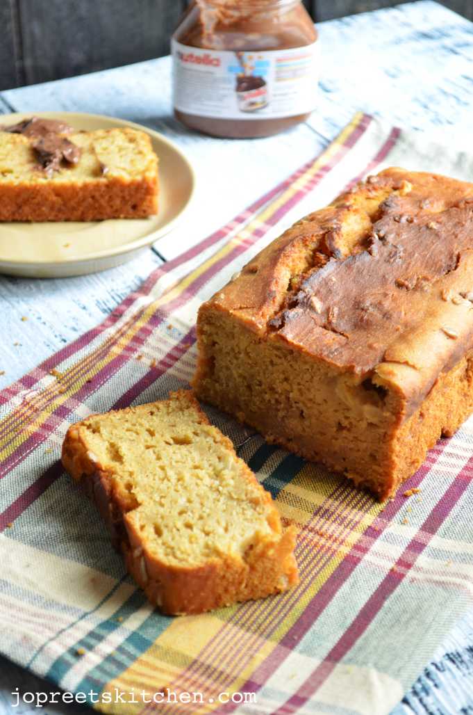 Wheat, Apple & Mango Bread Eggless Baking Jopreetskitchen