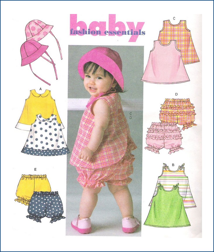 SimplySewing Butterick Baby Sewing Pattern B4170 Infants Sundress