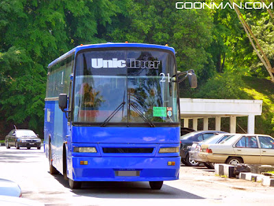 New Model Unic Bus at Universiti Utara Malaysia, UUM.