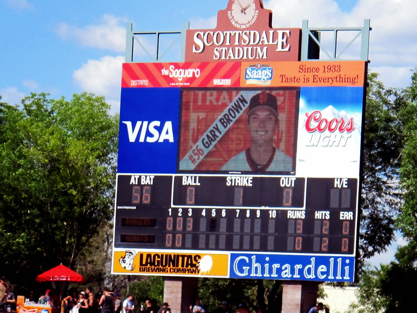 Blog About a Dog: Scottsdale Stadium