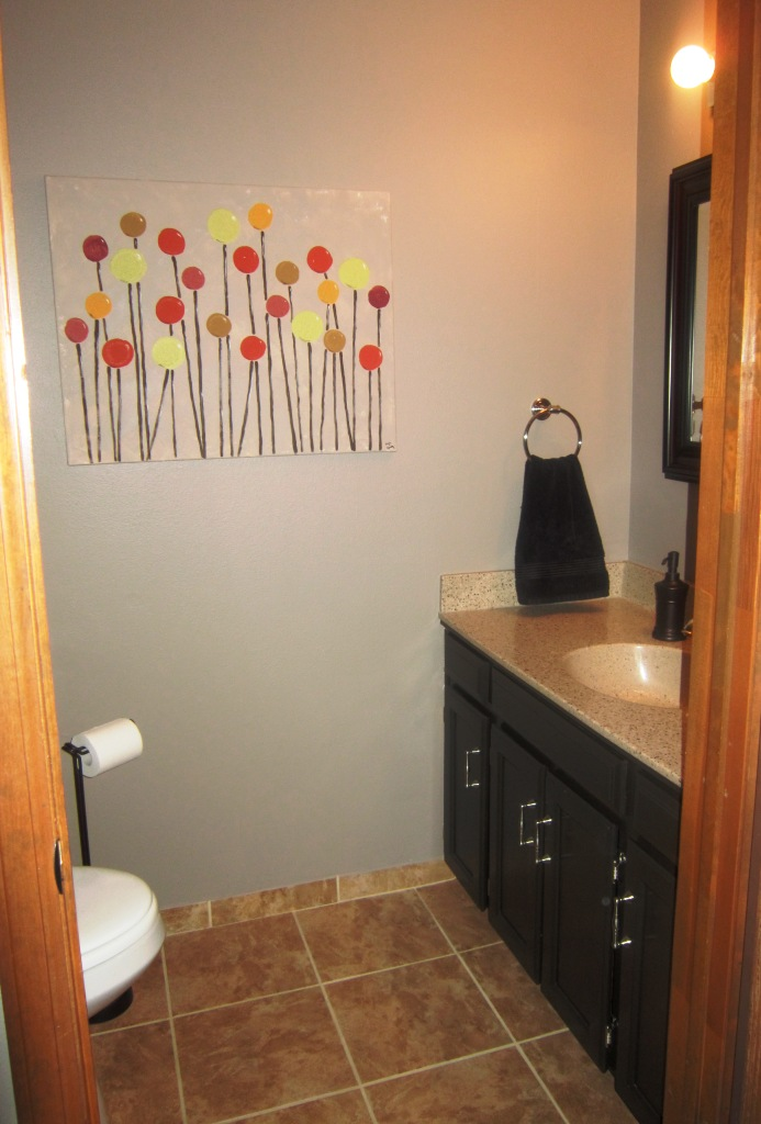 Kindred Style DIY Canvas and Powder Room Makeover