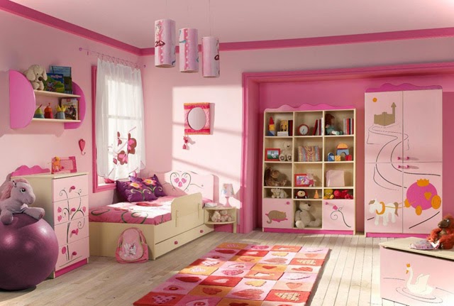 21 Preciosas Habitaciones para Niñas de color Rosa
