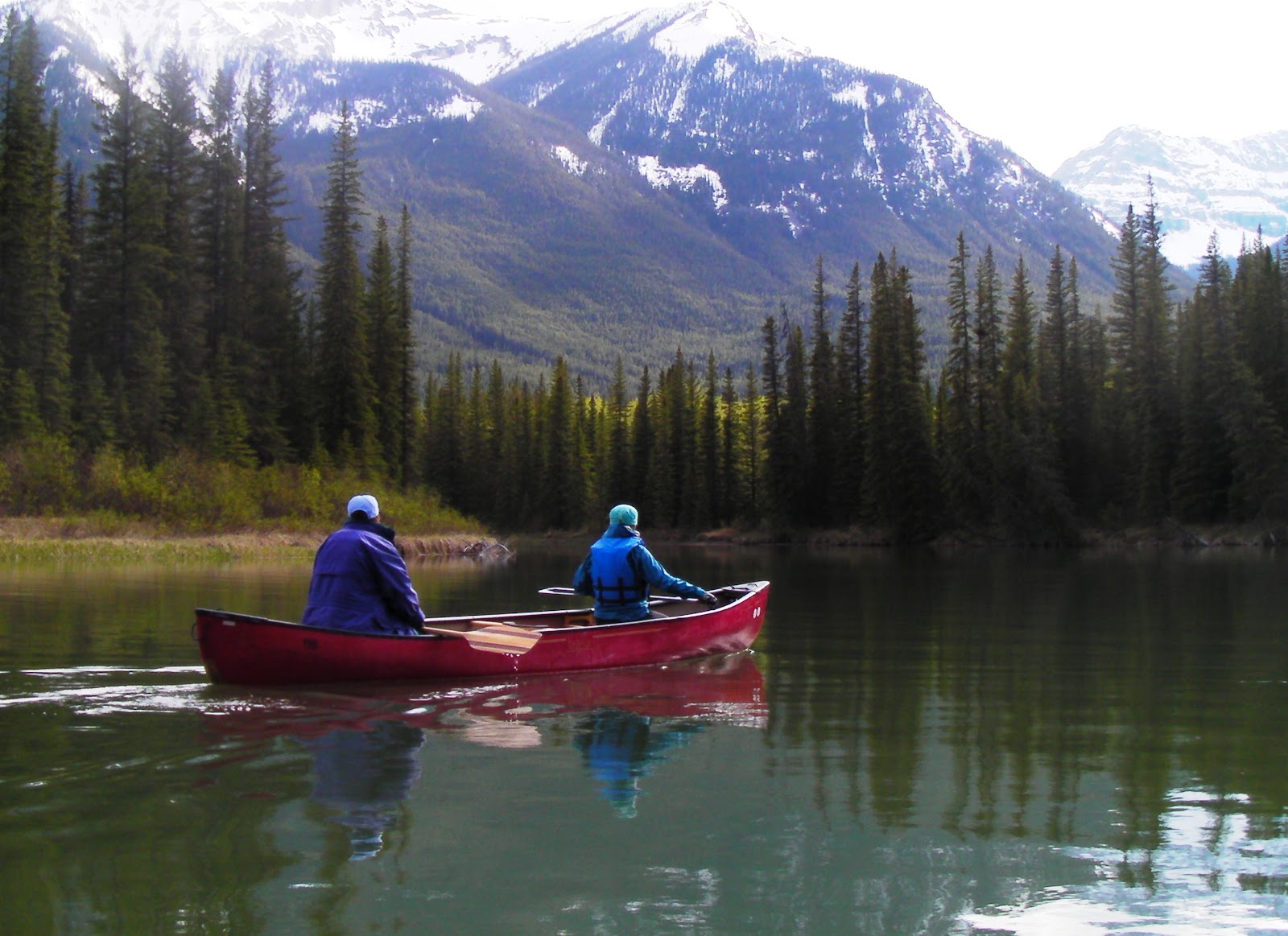 Revlo Canoe Trip to Back Swamp Banff National Park May 29, 2012