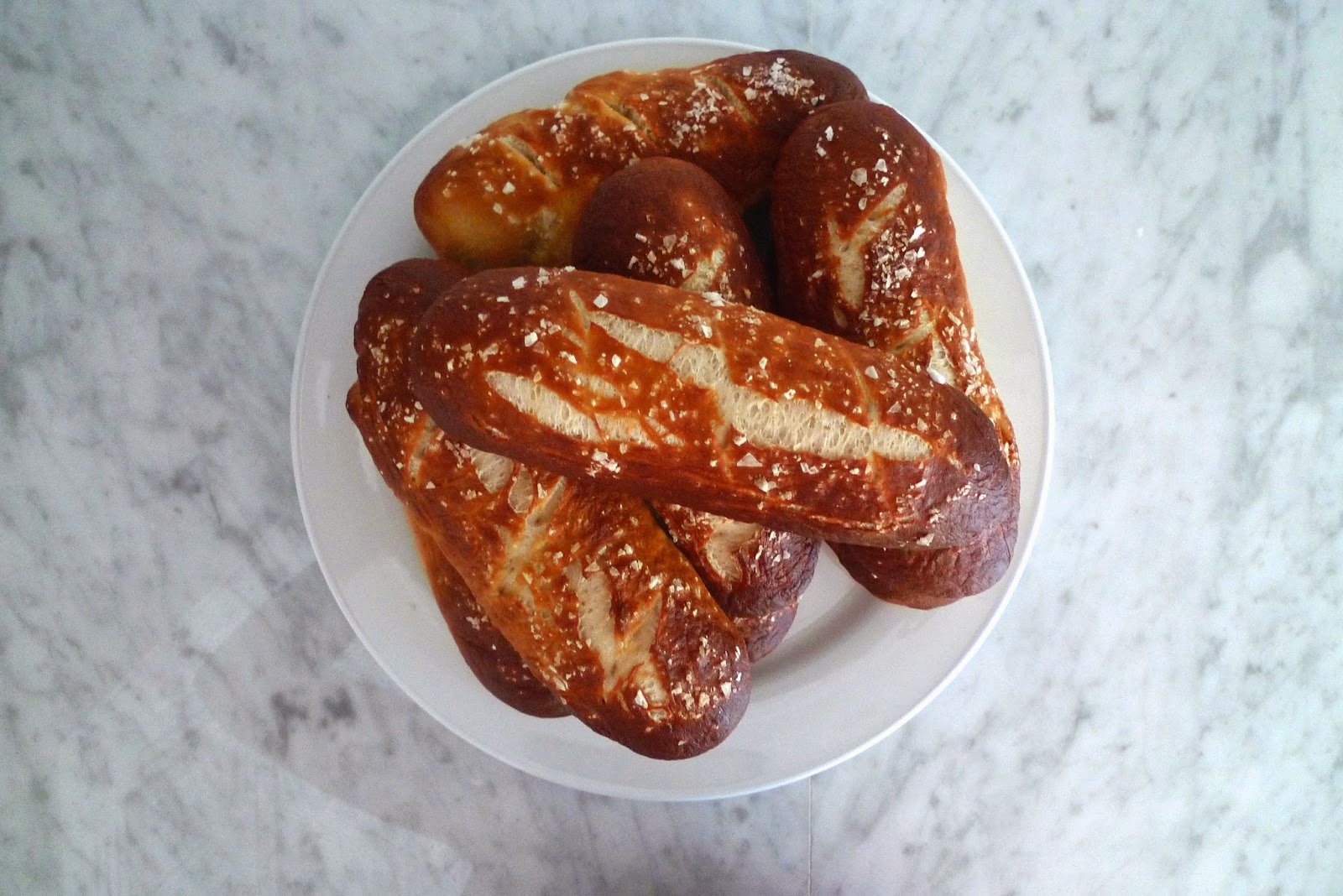 siriously delicious Pretzel Hot Dog Buns
