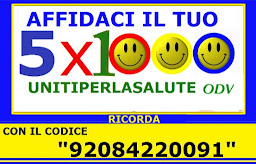 VI INVITIAMO A DESTINARE IL VOSTRO "5 X  1000" ALLA NOSTRA ASSOCIAZIONE CON IL CODICE "92084220091"