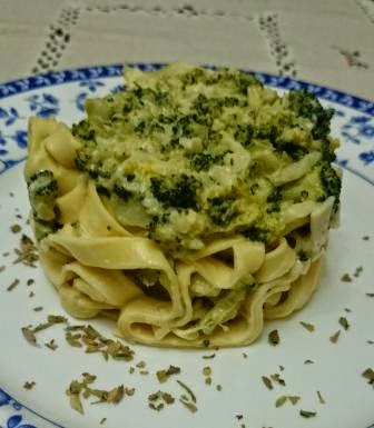 Pasta Fresca Con Verdura Y Nata