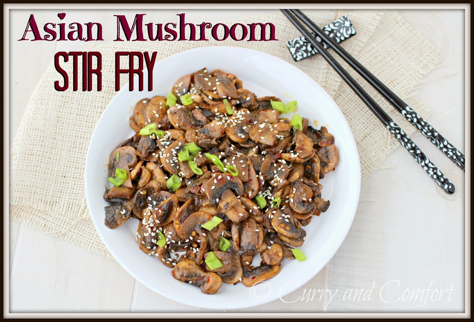 Kitchen Simmer: Asian Mushroom Stir Fry