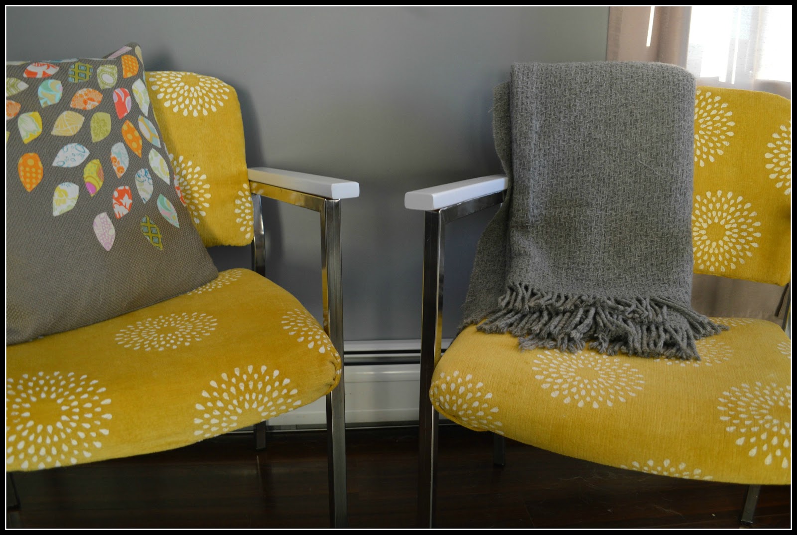 Chic Homestead Chair Redo With DIY Stenciled Fabric