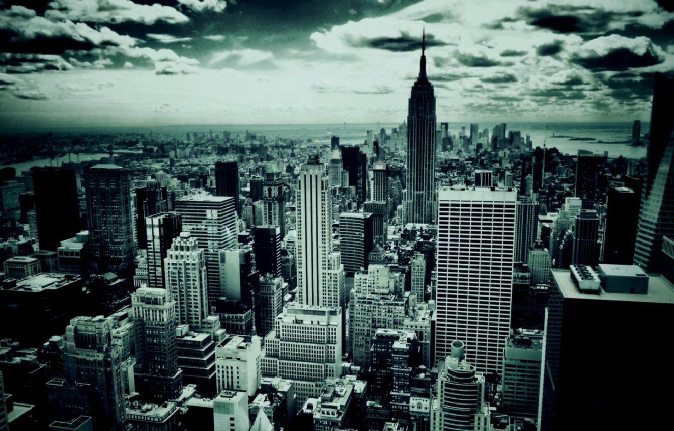 New York City Skyline Black and White New York City Skyline Black and White