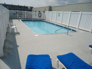 pool surround area with Duradek walkable waterproof membrane