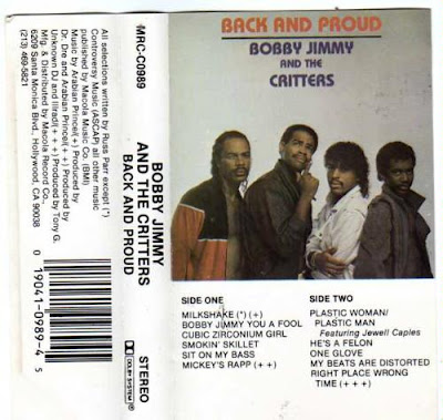 Bobby Jimmy And The Critters ‎– Back And Proud (1987, Cass, 224)