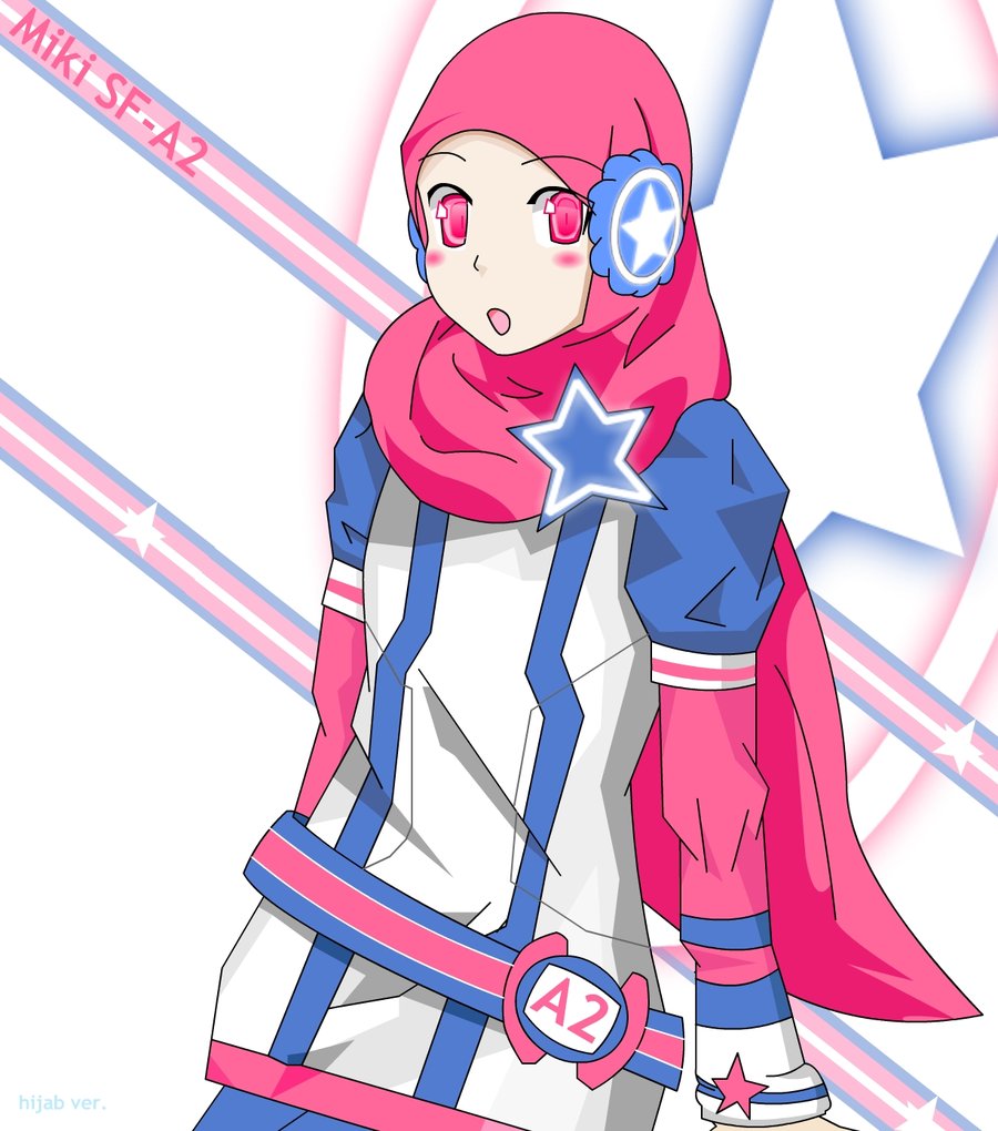 Animasi Wanita Berkerudung