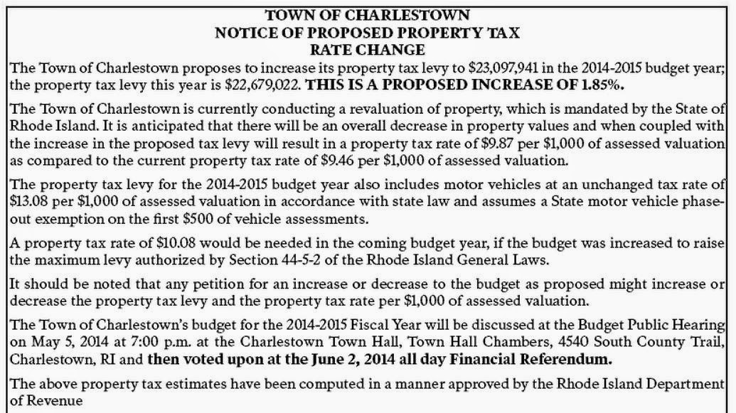 Progressive Charlestown UPDATED Charlestown Budget Meeting Monday Night