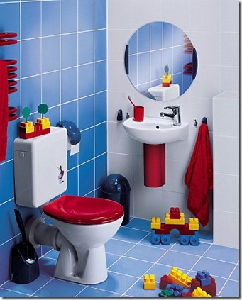 Baños modernos llenos de color especial para niños ...