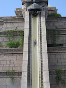 Blake taking the plunge on the leap of faith at Atlantis Dubai (blog )