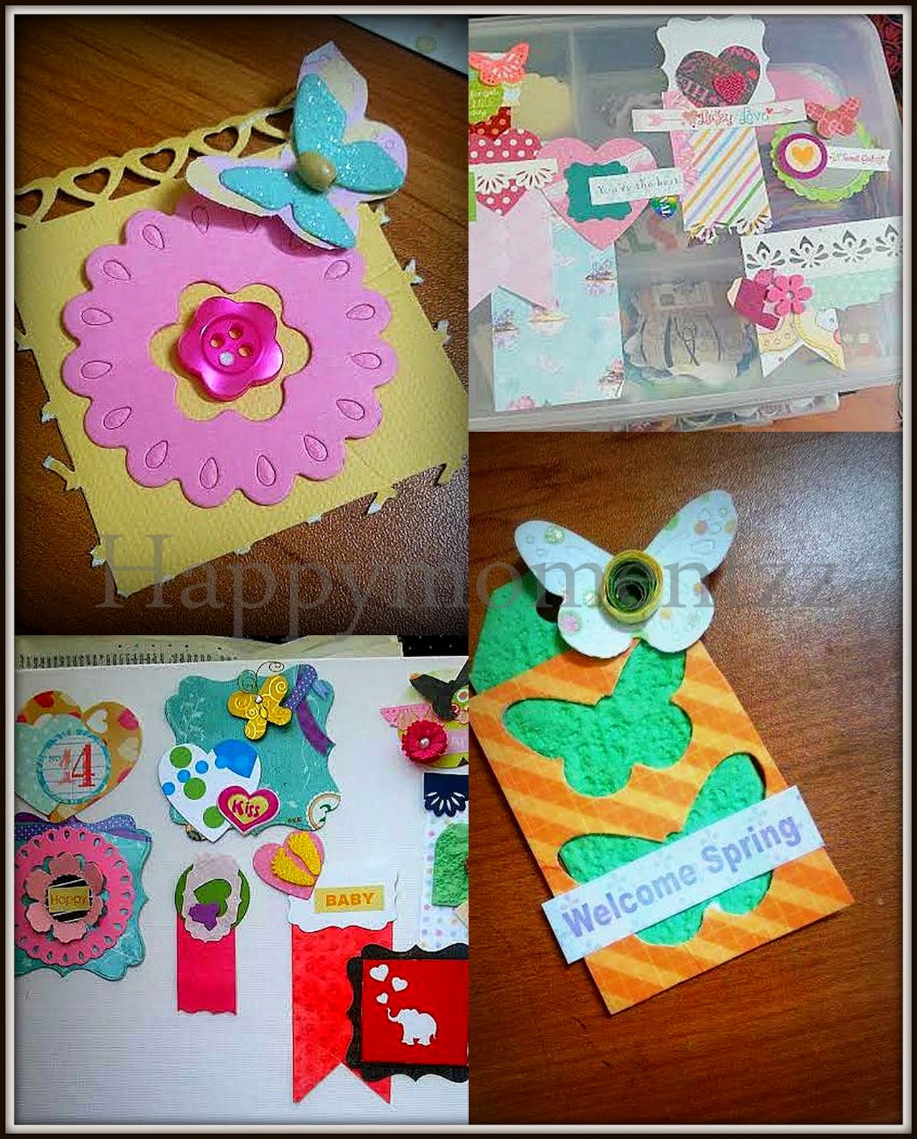Scrap-booking Paper Crafting Photo Embellishments Kids 
